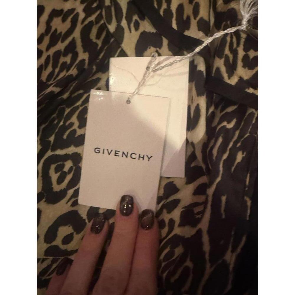 NWT Givenchy Oversized Leopard Print Hooded Zip-Up Nylon Drawstring Jacket - Picture 6 of 9